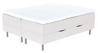 Unia säilytyslaatikkosänkypaketti 160x200 beige, Unia 300 pp, 18cm jalat